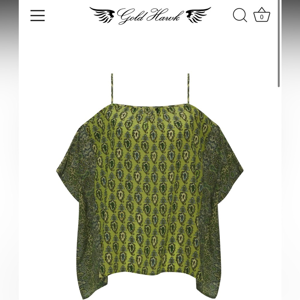 Provence Square Cami Palm Springs size Small NWOT. Selling the GREEN color.